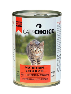 CATSCHOICE KEDİ MAMASI BİFTEKLİ 400 GR